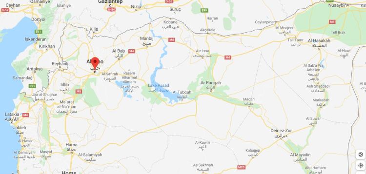 aleppo map