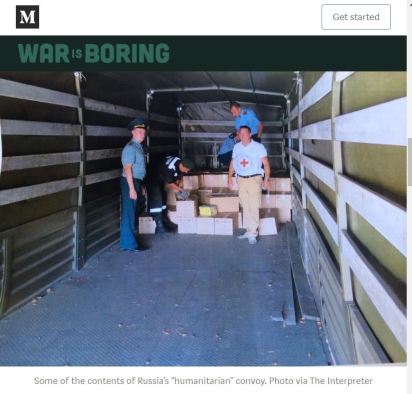 war is boring russia humanitarian aid