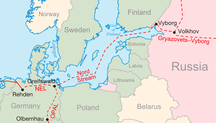 nord stream russia pipeline germany
