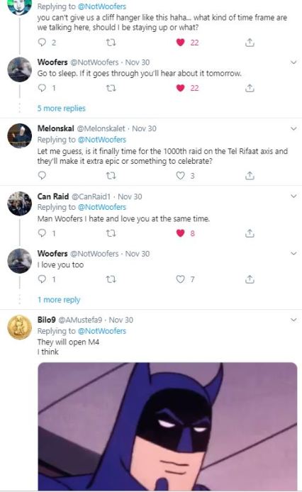 woofers news open M4 12-01-19